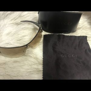 Gucci wrap sunglasses